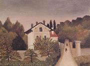 Henri Rousseau Landscape on the Banks of the Oise painting